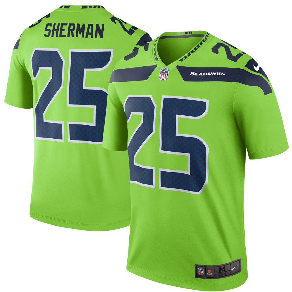 Youth Seattle Seahawks Richard Sherman Legend Jersey - Green