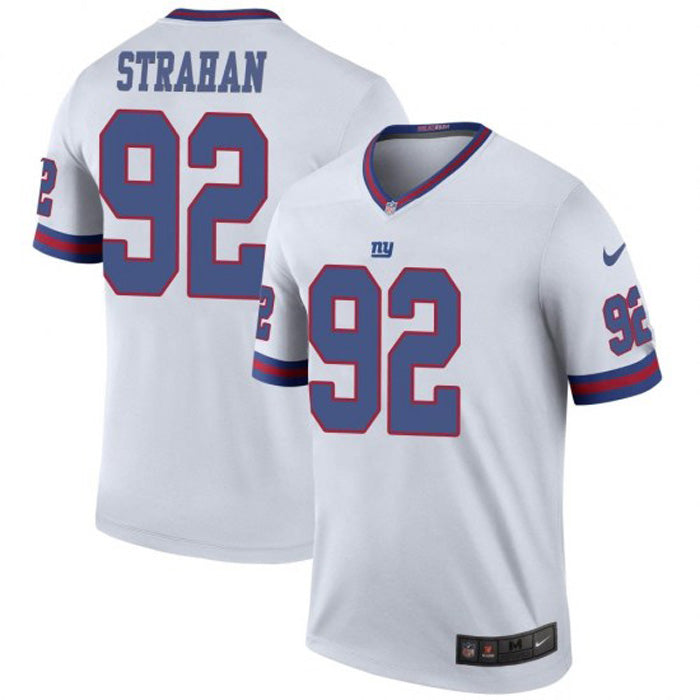 Men's New York Giants Michael Strahan Legend Jersey - White