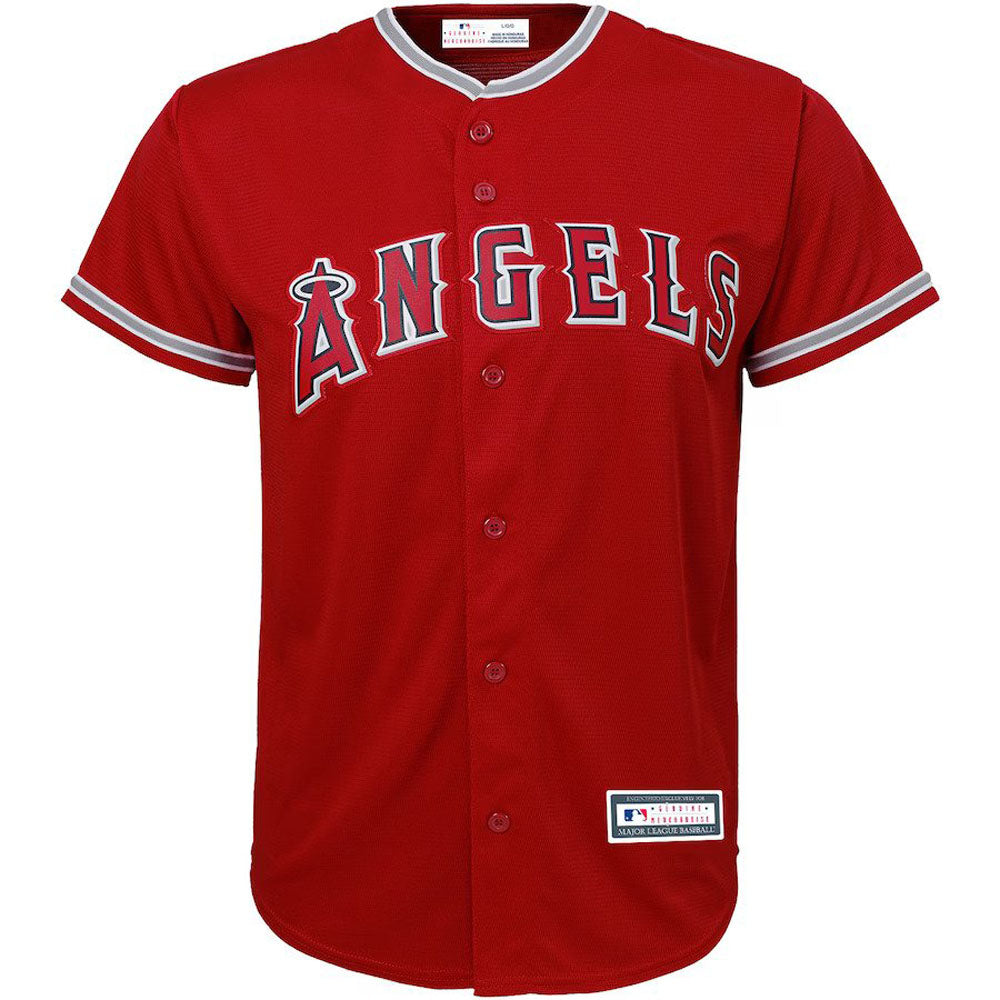 Youth Los Angeles Angels  Shohei Ohtani Cool Base Replica Jersey Red