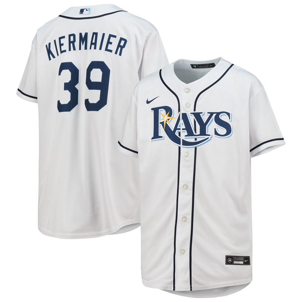 Youth Tampa Bay Rays Kevin Kiermaier Home Player Jersey - White
